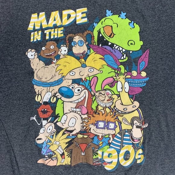Nickelodeon "Made in the 90s" Cartoons T Shirt - Picture 2 of 7